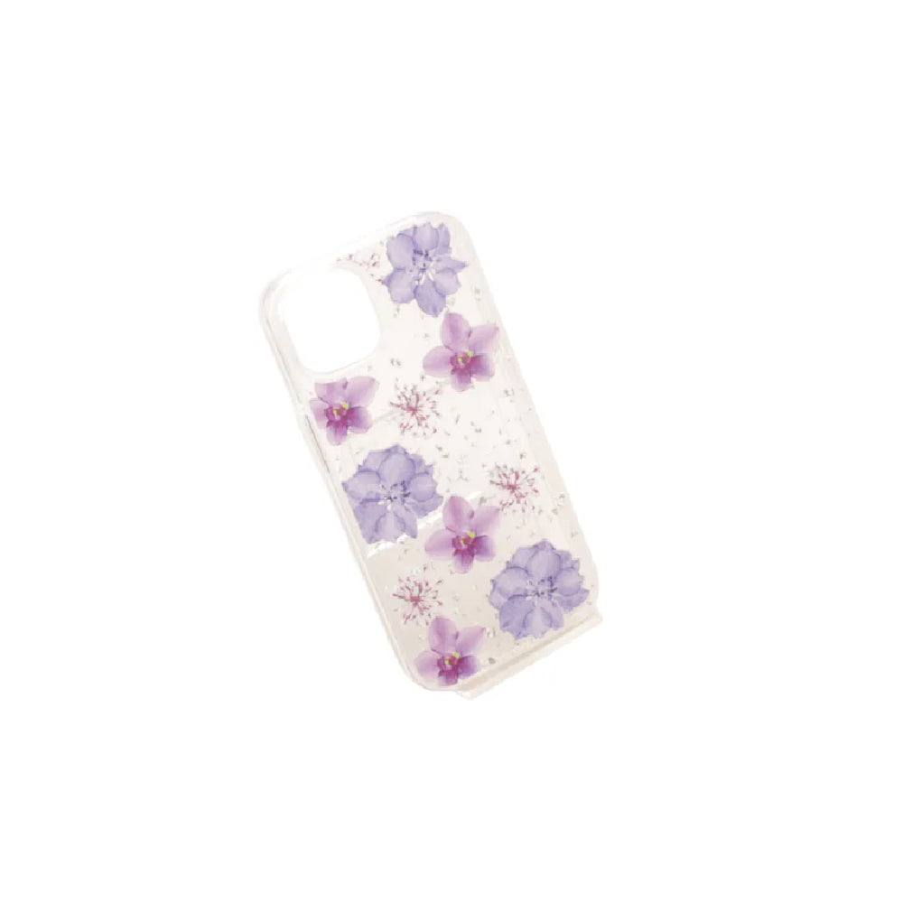 iPhone 14 Max 6.7 Clear Flower Back Case