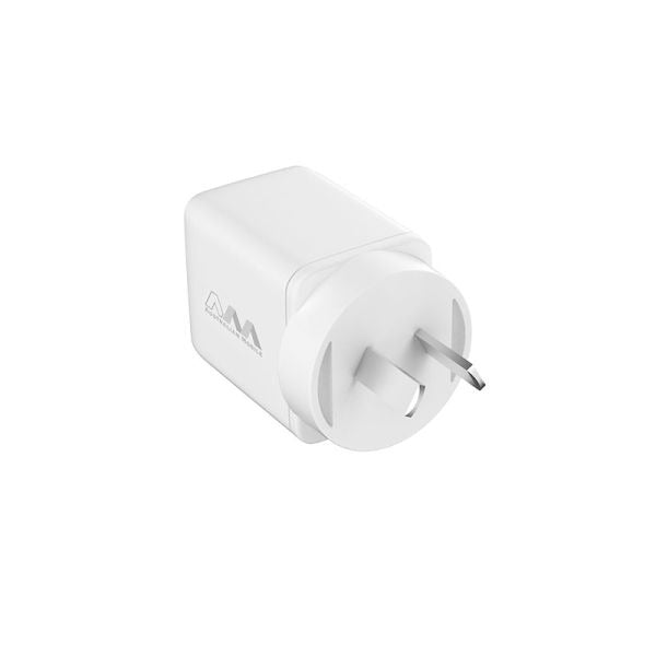 Australian Mobile AMC05 35W 2C Power Adapter - White (SAA APPROVED Australia Safety Product)