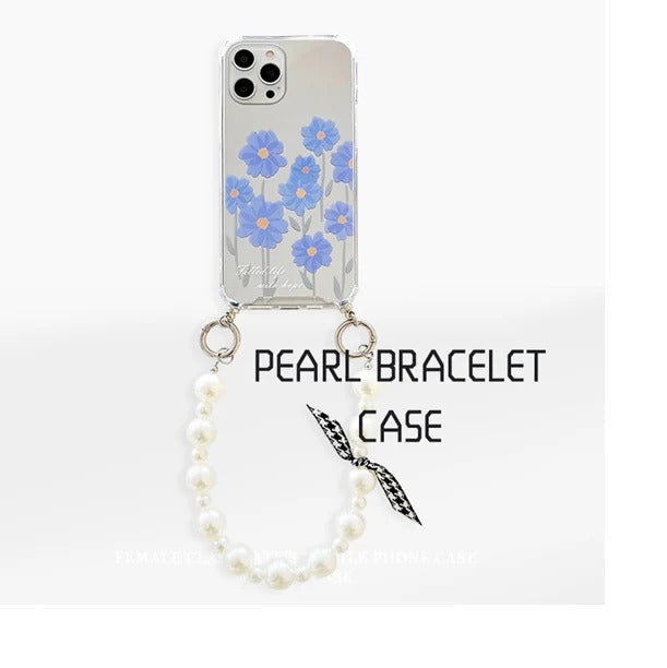 iPhone 12 Pro Max 6.7 Tough Pearl Bracelet Case