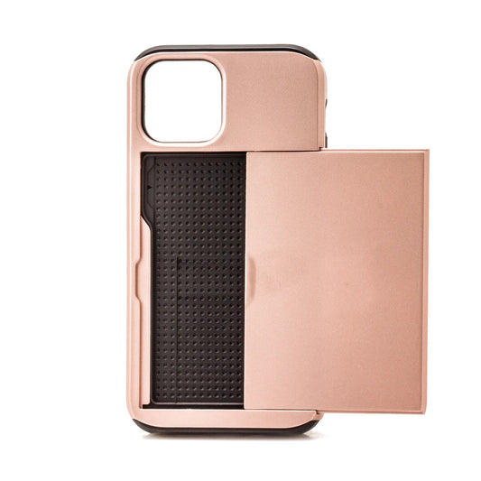 iPhone 12 Mini 5.4 Tough Sliding Card Holder Case