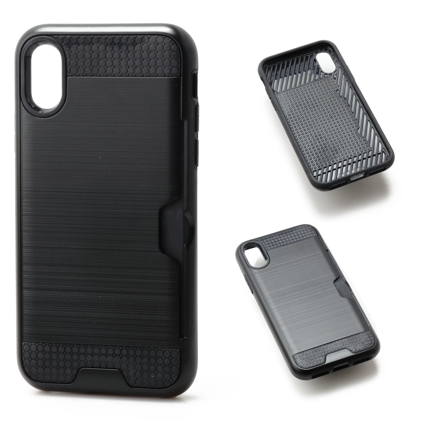 IPhone XR 6.1 Tough Card Holder Back Case