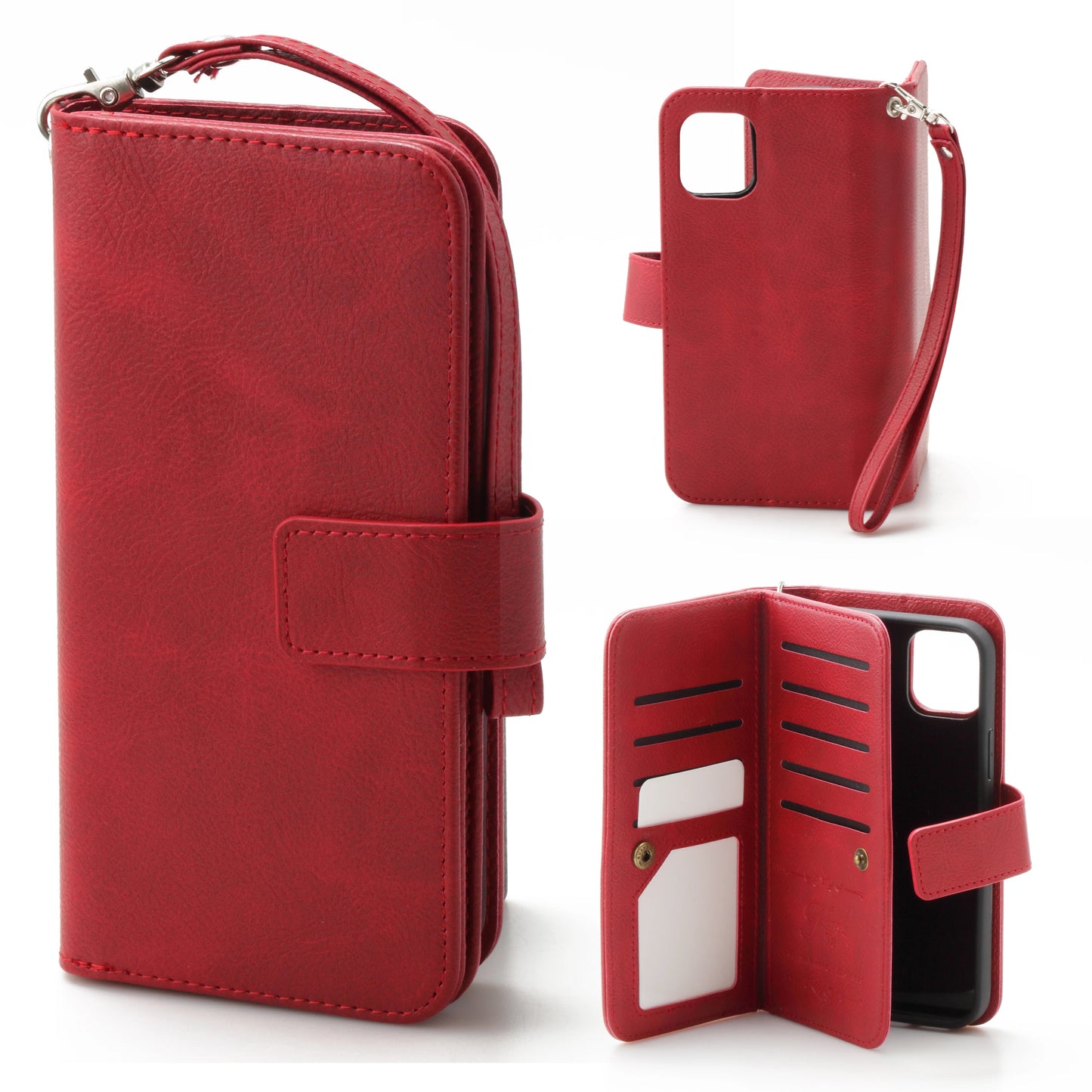 IPhone 11 Pro 5.8 Book Case With Nine Card Holders