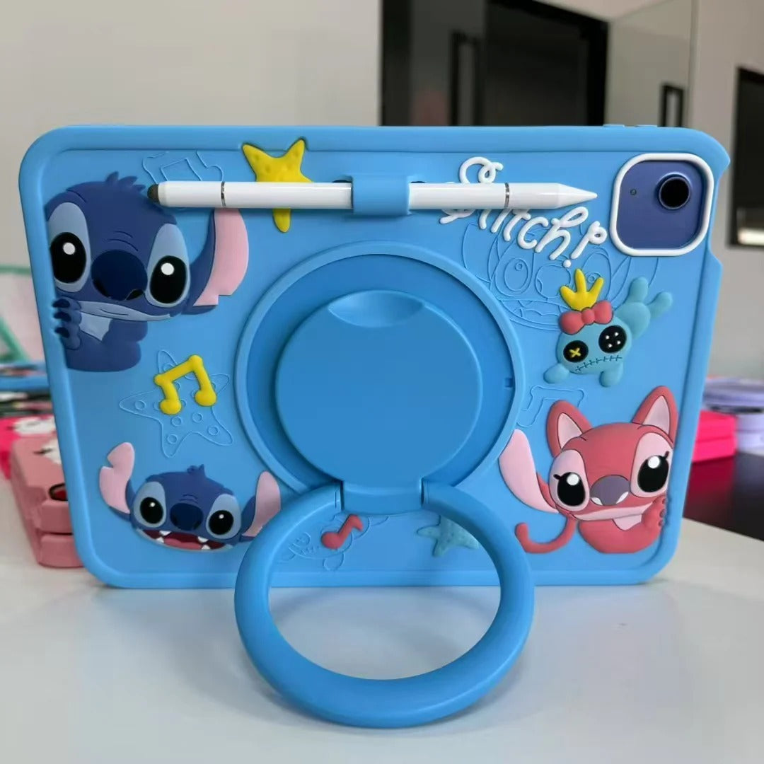 iPad 10.9 10th / (A16) 11th Soft Silicon Guardian Robot Handle Case