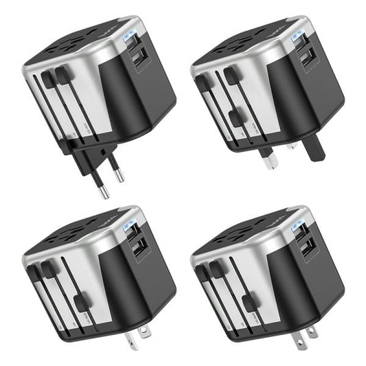 hoco. AC5 Dual USB Universal Charger Adapter - Black