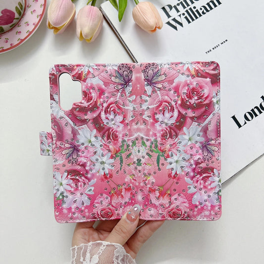 IPhone XR 6.1 Book Case Diamond Pattern case