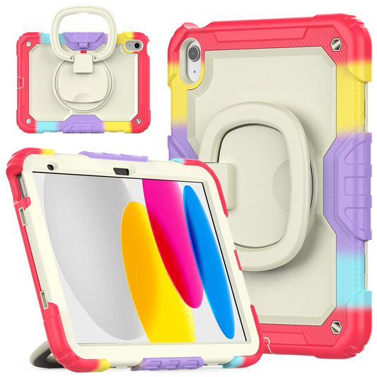 iPad 10.2 7th/8th Tough Guardian Robot Case(Colorful)