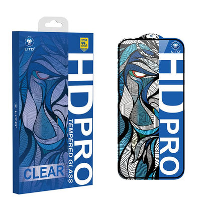 iPhone 17 Pro Max LITO D14 HD PRO Clear Full Glass Full Glue-ESD Glue - Black