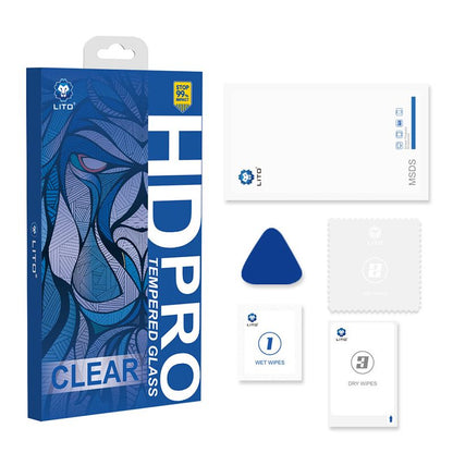 iPhone 17 Pro Max LITO D14 HD PRO Clear Full Glass Full Glue-ESD Glue - Black