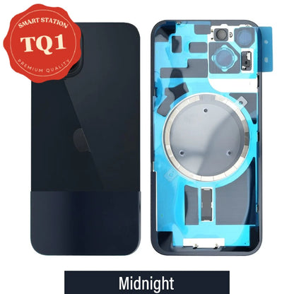 Rear Cover Glass for iPhone 14 (with Camera Lens Glass and Wireless Charging Magnet)