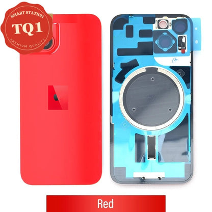 Rear Cover Glass for iPhone 14 (with Camera Lens Glass and Wireless Charging Magnet)