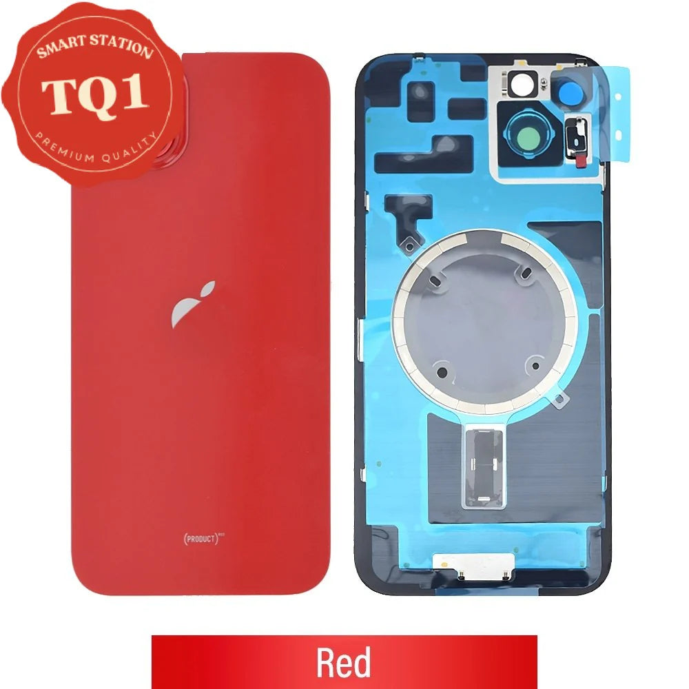 Rear Cover Glass for iPhone 14 Plus (with Camera Lens Glass and Wireless Charging Magnet)
