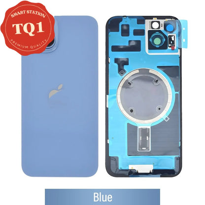 Rear Cover Glass for iPhone 14 Plus (with Camera Lens Glass and Wireless Charging Magnet)