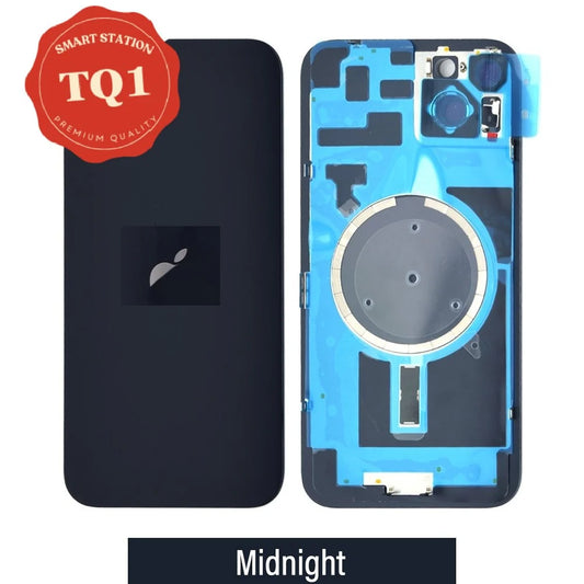 Rear Cover Glass for iPhone 14 Plus (with Camera Lens Glass and Wireless Charging Magnet)