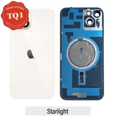 Rear Cover Glass for iPhone 14 Plus (with Camera Lens Glass and Wireless Charging Magnet)