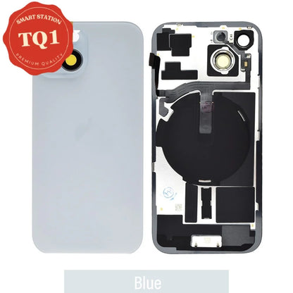 [TQ1] Rear Cover Glass with Camera Lens Glass and Wireless Flex for iPhone 15