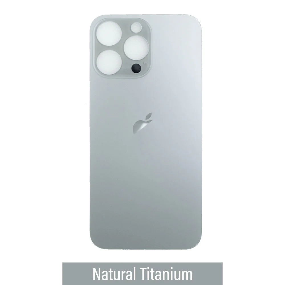 Rear Glass Replacement for iPhone 15 Pro (Camera Frame Aseembly by Factory)