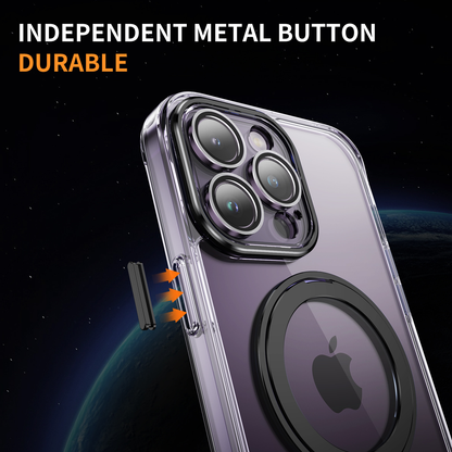 iPhone 15 Pro 6.1 MagSafe Clear Case with Lens Protection and Flip Out Stand