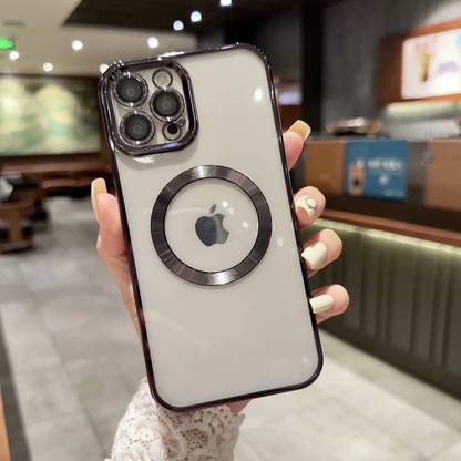 iPhone 15 Pro 6.1 Clear MagSafe Case With Lens Cover