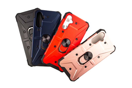 iPhone 15 6.1 Tough Super Cuirass Back Case ( Grip & Magnet )