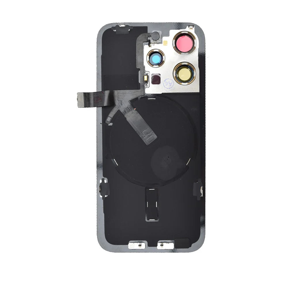 [TQ1] Rear Cover Glass with Camera Lens Glass and Wireless Flex for iPhone 15 Pro