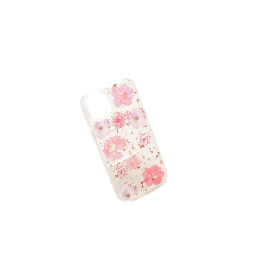 iPhone 14 Pro 6.1 Clear Flower Back Case