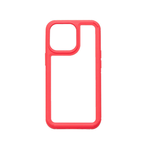 iPhone 13 Pro Max 6.7 Clear PU Edge Back Case