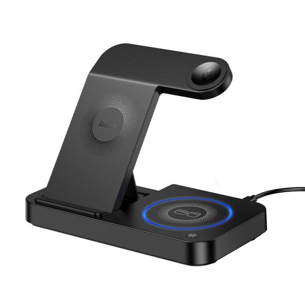 hoco. DWQ01 4 in 1 Wireless Charging Stand - Black