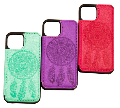 iPhone 13 6.1 Leather Back Wallet Case