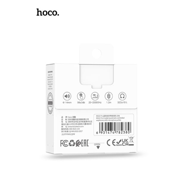 hoco. M101 Pro Crystal 3.5mm Handsfree