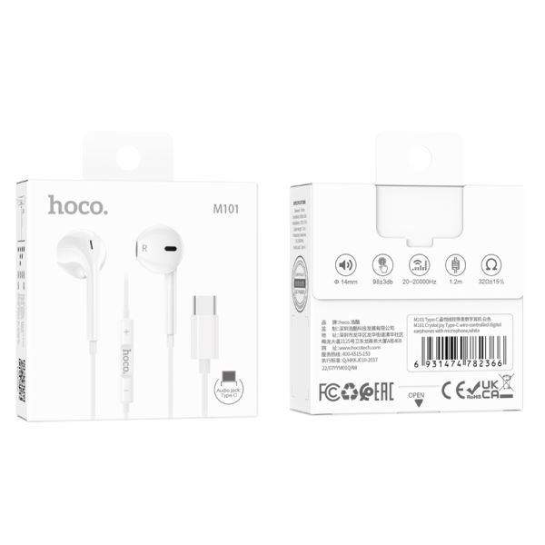 hoco. M101 Crystal USB-C Handsfree