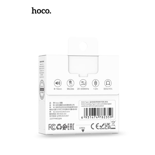 hoco. M101 Crystal USB-C Handsfree