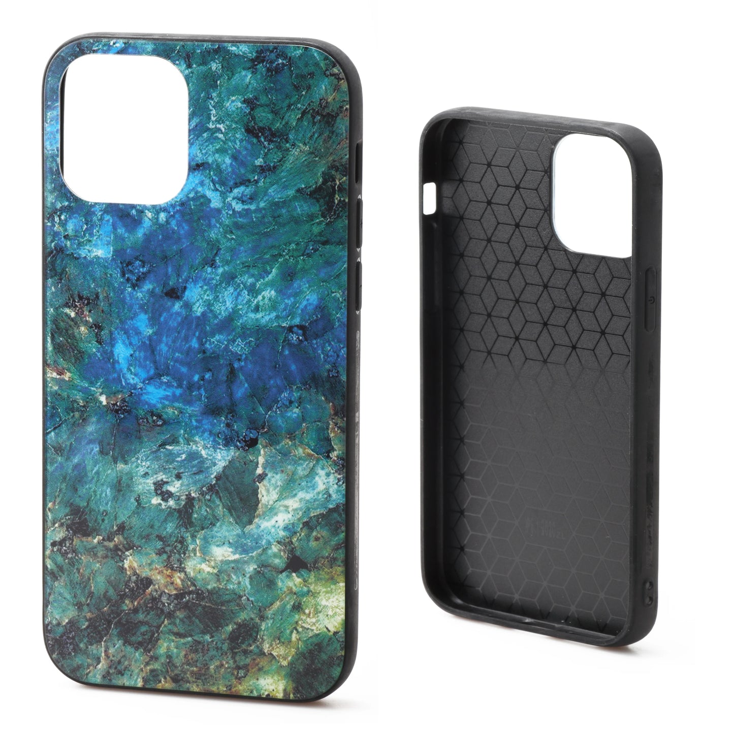 iPhone 12 Mini 5.4 Tough Glass Stone Back Cover Case