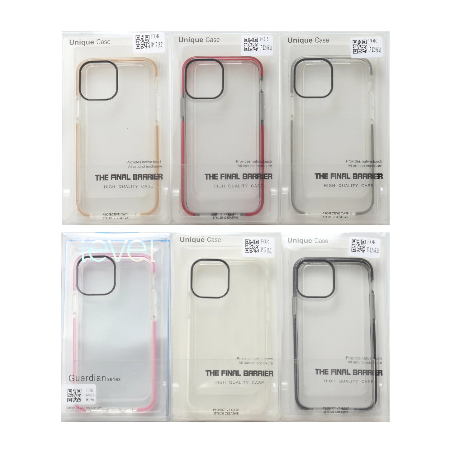 iPhone 12 / 12 Pro 6.1 Clear iClear Collection Back Case