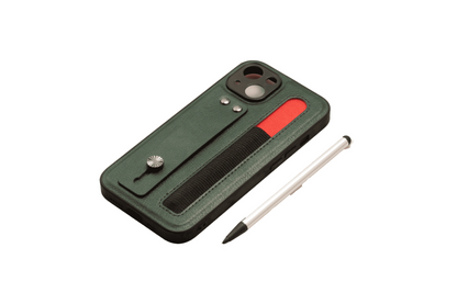 iPhone 11 6.1 Tough Leather Back Case with Pen