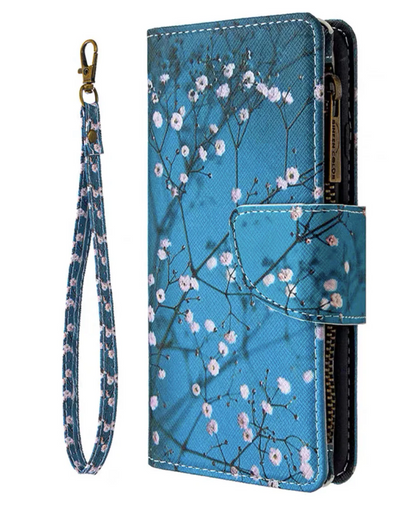 iPhone XR Book Case Art Printed With Zipper