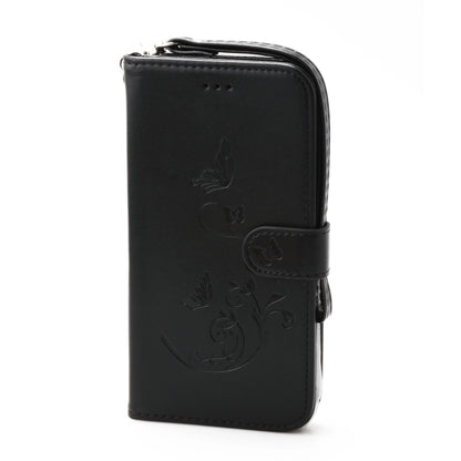 iPhone 11 6.1 Book Case Embossed Butterfly Flower