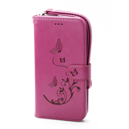 iPhone 11 Pro 5.8 Book Case Embossed Butterfly Flower
