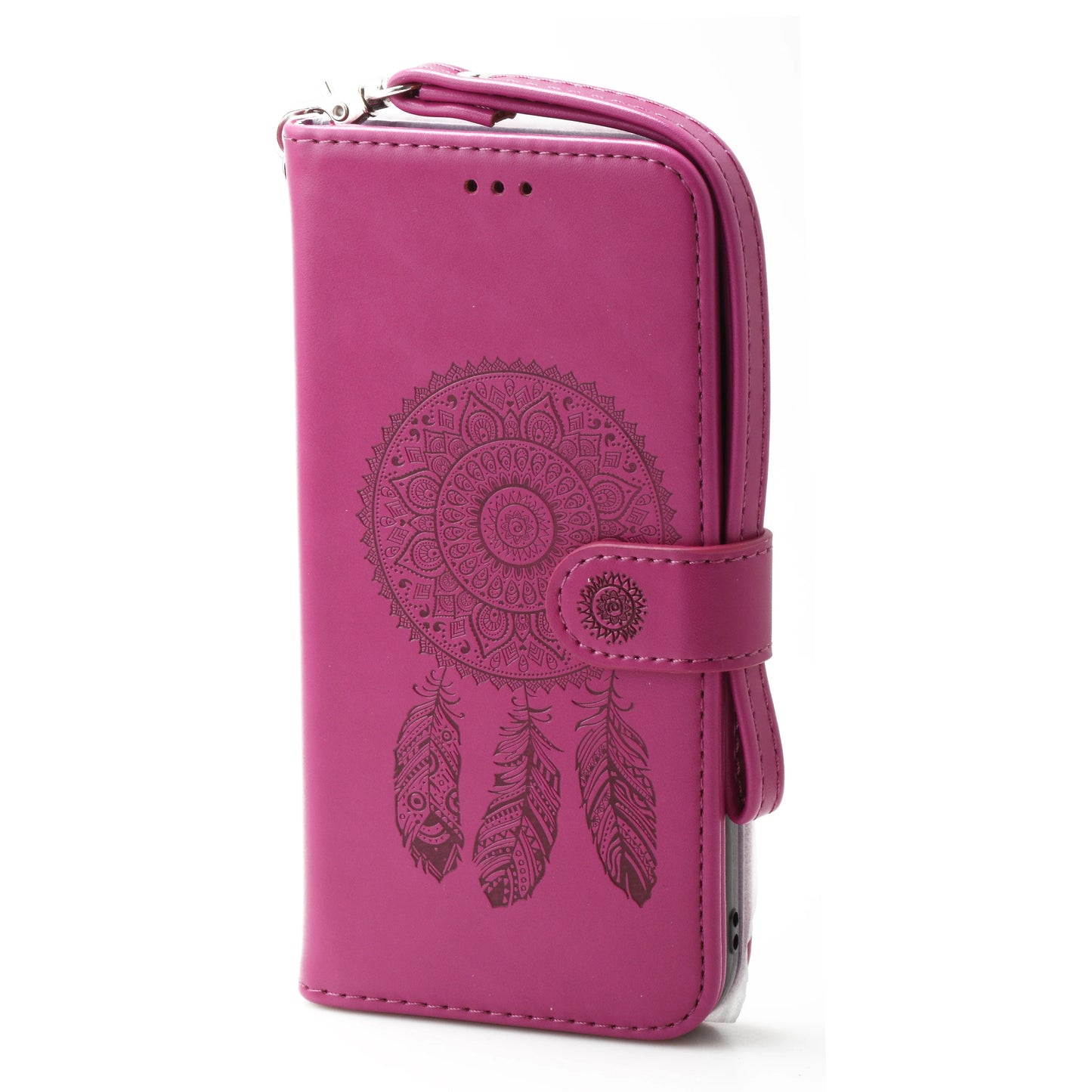 iPhone 12 Mini 5.4 Book Case Embossed Dreamcatcher