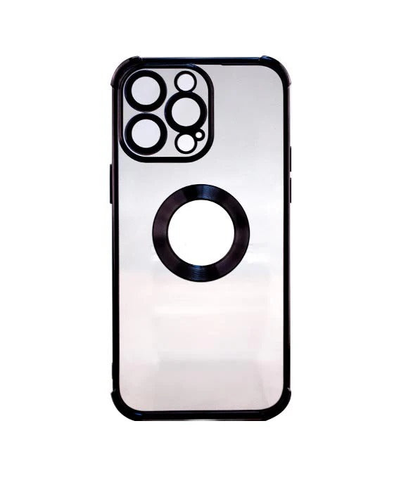 iPhone 14 Pro Max 6.7 Colorful Metalic Logo Ring TPU Case (not Magsafe)