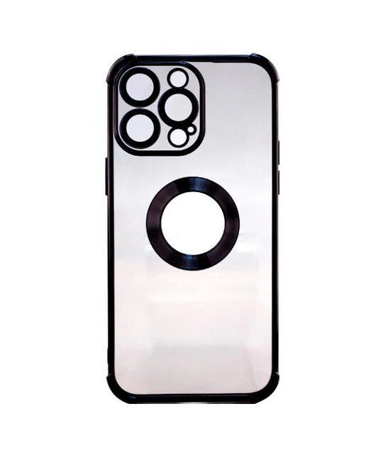 iPhone 14 Pro Max 6.7 Colorful Metalic Logo Ring TPU Case (not Magsafe)