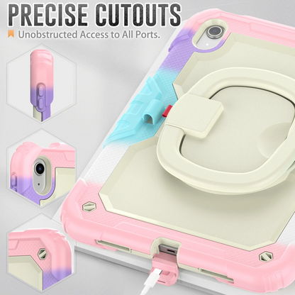 iPad 9.7 2017 Tough Guardian Robot Shockproof Case (colorful)