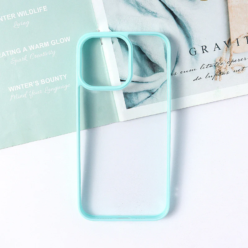 iPhone 13 Mini 5.4 Silicone Colorful Clear Back Case