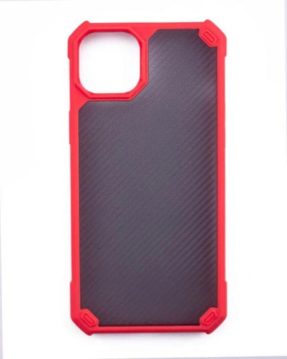 iPhone 14 Max 6.7 Acrylic Carbon Fiber Back Case