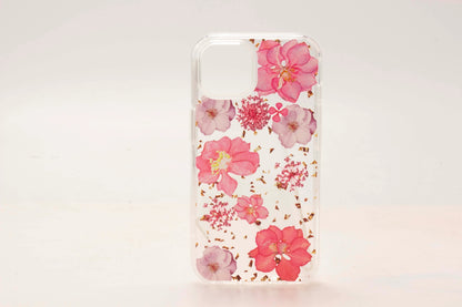 iPhone 14 Pro Max 6.7 Clear Flower Back Case