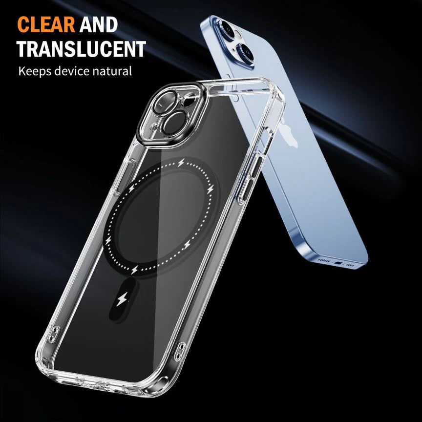 iPhone 15 Plus 6.7 MagSafe Clear Case with Lens Protection