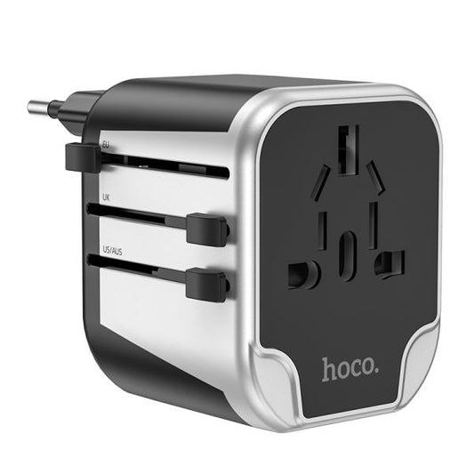 hoco. AC5 Dual USB Universal Charger Adapter - Black