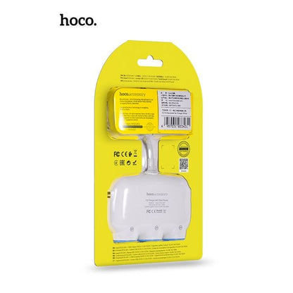 hoco. C1 Car Charger Splitter - White