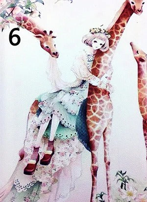 iPad Air 2 9.7 Book Case Rotating Pattern Printed