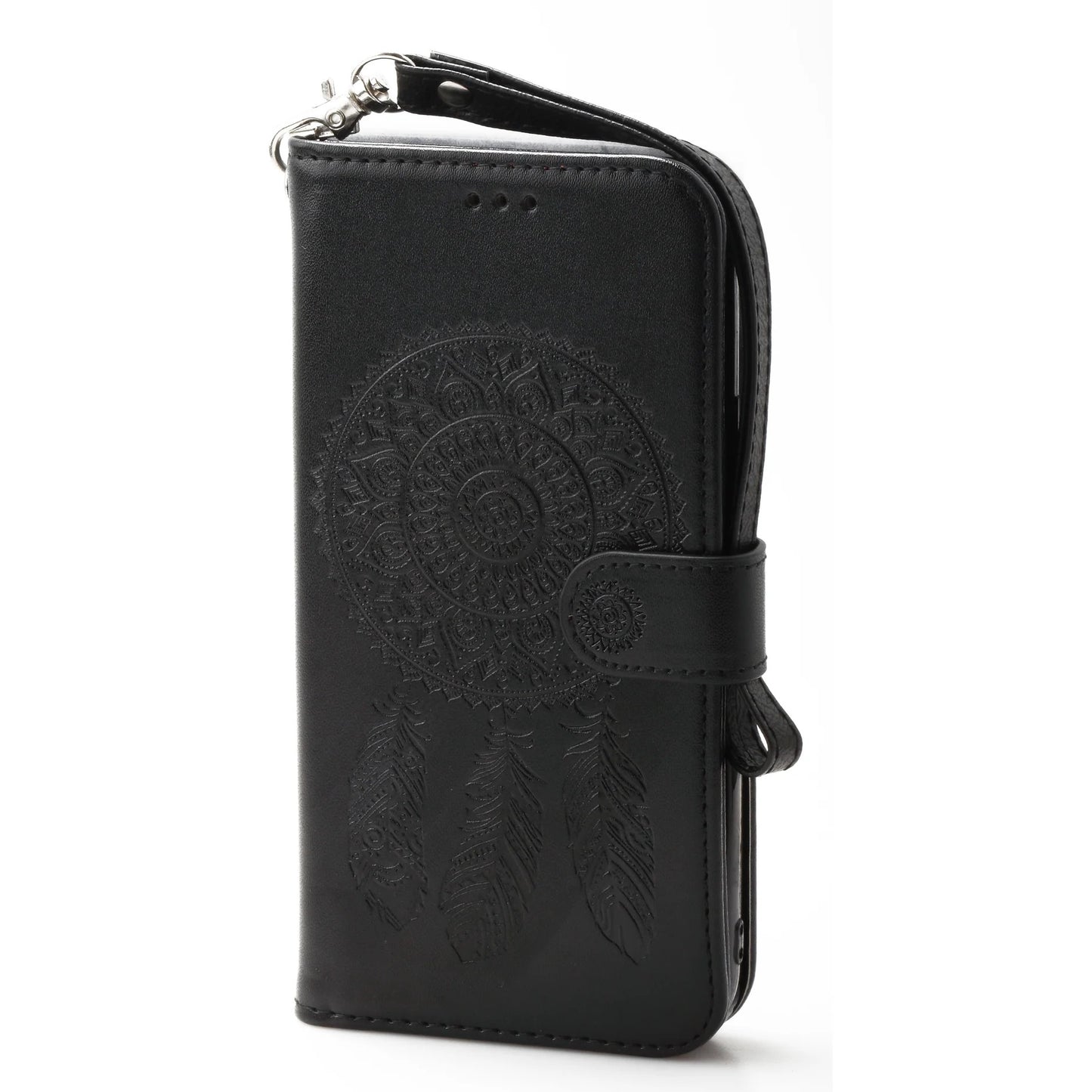 iPhone 13 Pro 6.1 Book Case Embossed Dreamcatcher