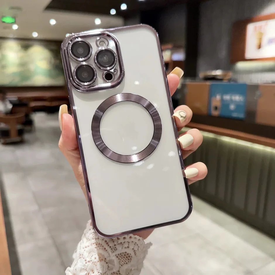 iPhone 16 Pro 6.3 Clear MagSafe Case With Lens Cover